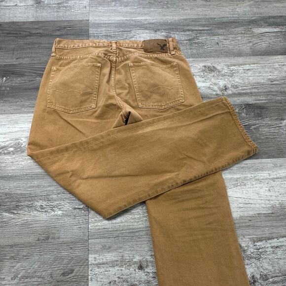 AEO‎ American Eagle Outfitters Tan Mens 32x32 (32x31)Straight Leg Chinoi Pants - Picture 1 of 11